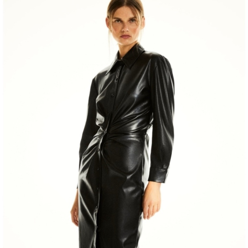Faux Leather Zara dress